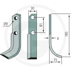 Bineuse compatible BERTOLINI NIBBI S.307 | NewgardenParts.com