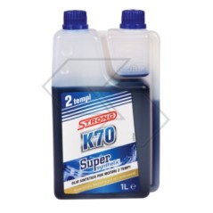Strong K70 SUPER SYNTHETIC blend oil 2-stroke engine chainsaw 1 LITRE dispenser | NewgardenParts.com