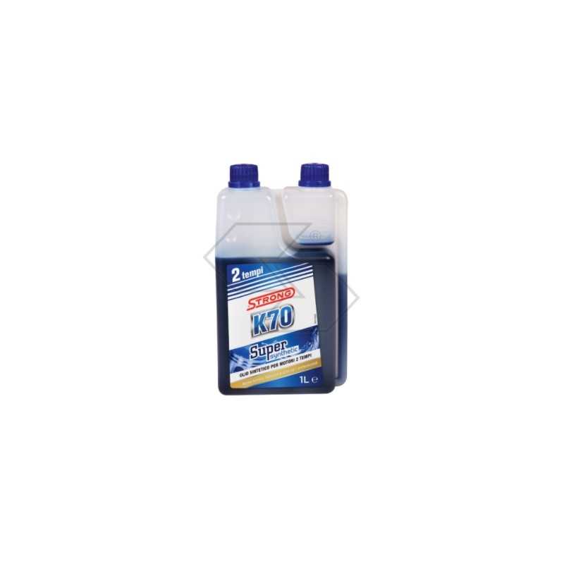 Strong K70 SUPER SYNTHETIC aceite de mezcla para motosierra motor de 2 tiempos 1 LITRO dosificador