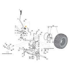 Ressort de levier de vitesse ORIGINAL STIGA tracteur tondeuse 1228h - 1330m 125430226/0 | NewgardenParts.com