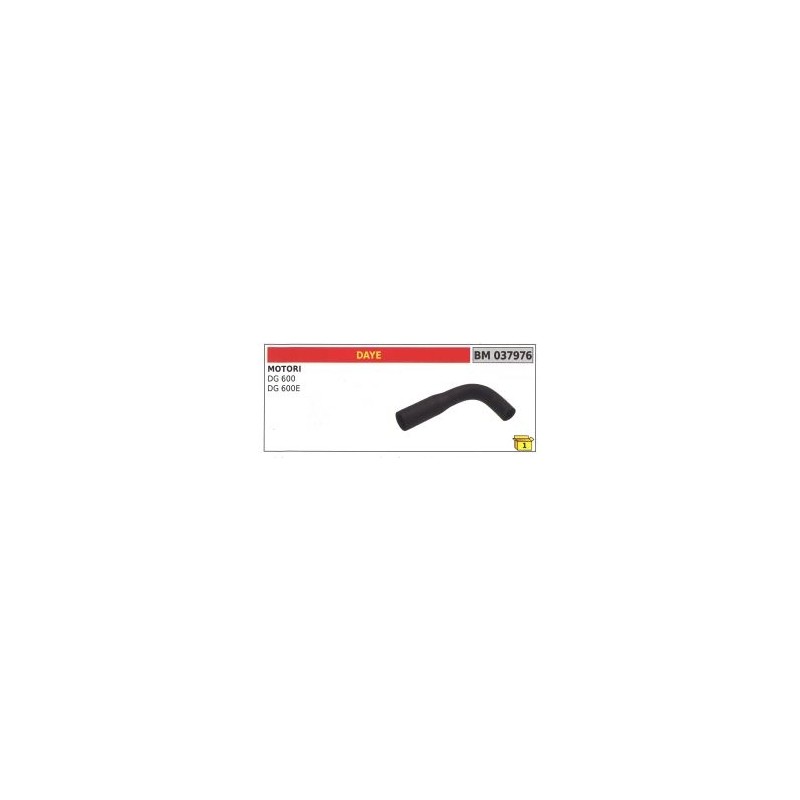 DAYE DG 600 - DG 600E lawn mower mower short petrol hose 037976