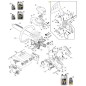 Carter copricatena motosega modelli C38 C41 CP38 ORIGINALE STIGA 118800764/0