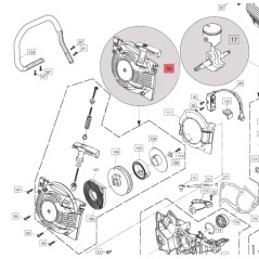 ORIGINAL BLUEBIRD starter for CS 590 CS590-96 chainsaw | NewgardenParts.com