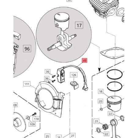 ORIGINAL BLUEBIRD coil for chainsaw CS 590 CS590-49 | NewgardenParts.com