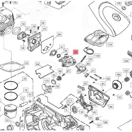 ORIGINAL BLUEBIRD carburetor for CS 590 CS590-93 chainsaw | NewgardenParts.com