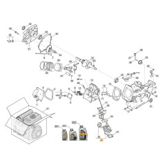 Carburateur ORIGINAL STIGA pour moteur LC 170 F - SM70 - SW 60 P 118551172/0