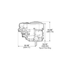 Complete twin-cylinder BRIGGS&STRATTON INTEK 7220 lawn tractor 656cc | NewgardenParts.com