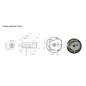 Complete petrol engine ZBMV225L5E ZANETTI vertical shaft electric start