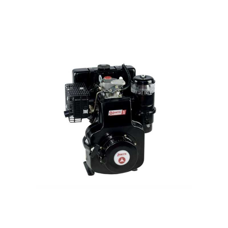 Moteur diesel complet motoculteur ZANETTI S400C1M conique Ø 23 démarrage manuel