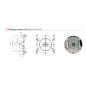 Complete diesel engine motor cultivator ZANETTI S400C1M conical Ø 23 manual start