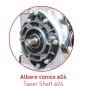 Moteur diesel complet S510DE-T ZANETTI conique réservoir avant démarrage électrique