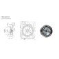 Motore completo diesel ZANETTI S510F2E 510 cc albero conico 30 avv. elettrico