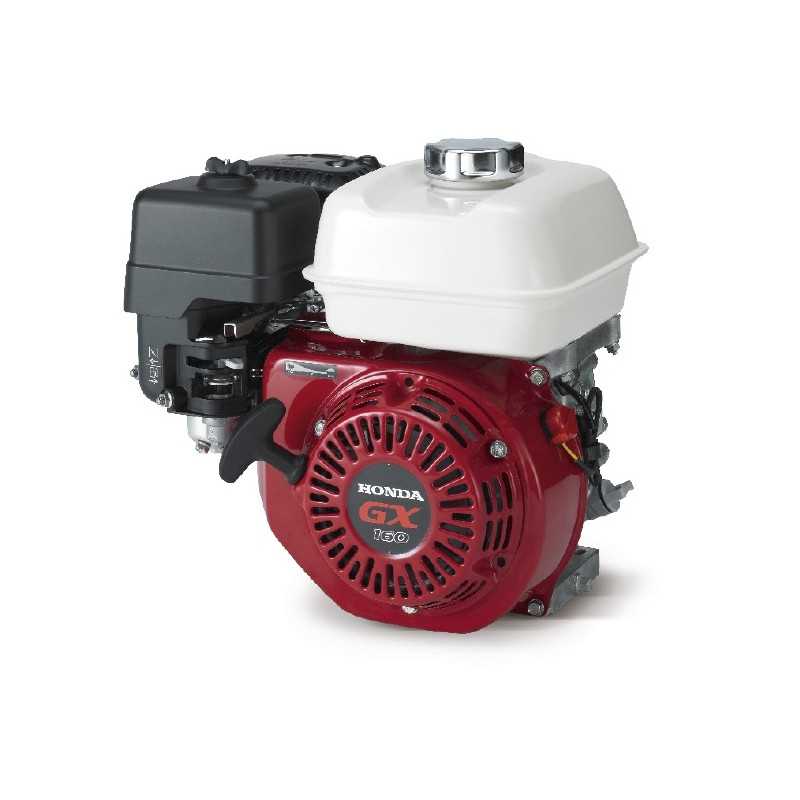 Moteur Honda GX160 à arbre horizontal lourd avec silencieux