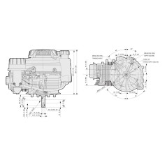 Moteur complet KAWASAKI FJ180V KAI 179cc 22x80 sans filtre à huile volant moteur lourd | NewgardenParts.com