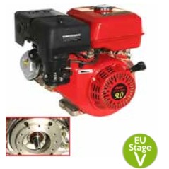 MOTOR COMPLETO LAUNTOP PETROL 4T EJE CILINDRICO HORIZONTAL 270 cc | NewgardenParts.com