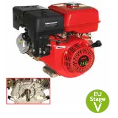 MOTORE COMPLETO LAUNTOP BENZINA ALBERO CILINDRICO ORIZZONTALE 25,4 X 80 420 cc | NewgardenParts.com