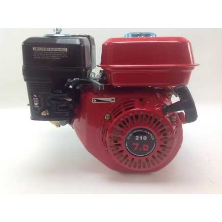 HORIZONTAL CONICAL SHAFT ENGINE LAUNTOP PETROL 208 cc 7 hp | NewgardenParts.com