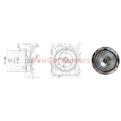 ZANETTI S450F1-EX Konuswellenmotor komplett mit Elektrostart