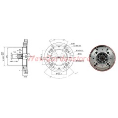 ZANETTI DIESEL ZDM78C1MEV Motor komplett, konisch, Elektrostart | NewgardenParts.com