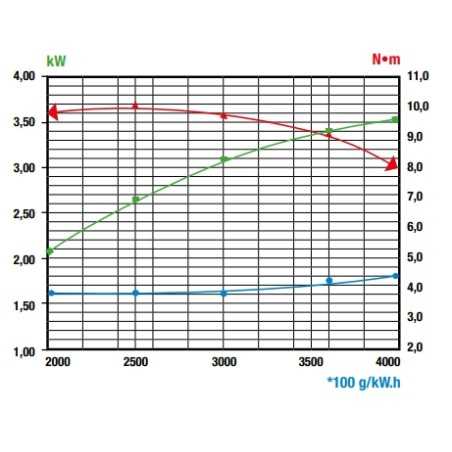 Motore completo RATO R180 179 cc benzina albero orizzontale cilindrico 3/4