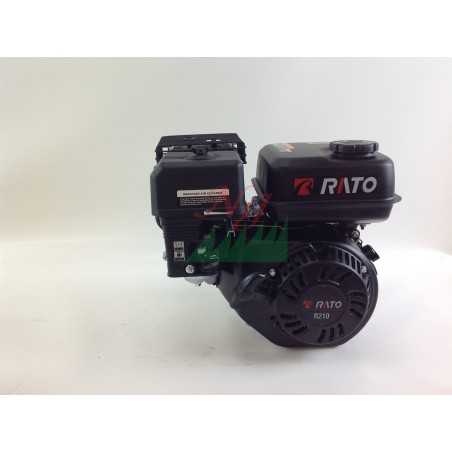 Motore completo RATO R210 212cc albero orizzontale cilindrico 3/4 - 19,05 avv. metallico