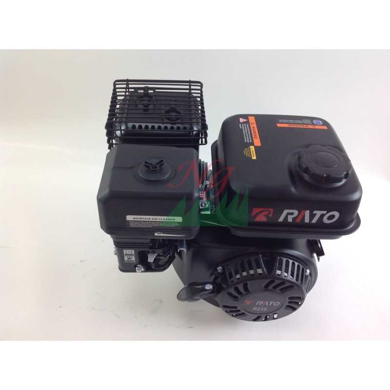 Kompletter Motor RATO R210 212cc zylindrische horizontale Welle 19,5 Seilzugstarter Kompletter Motor RATO R210 212cc zylindrische horizontale Welle 19,5 Seilzugstarter
