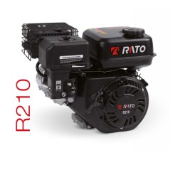 Motore completo RATO R210 212cc albero orizzontale riduttore 1:2 per transporter | NewgardenParts.com