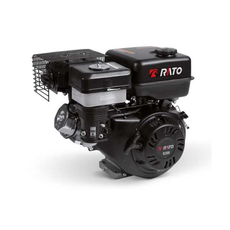 Motor completo RATO R300 300 cc eje horizontal cilíndrico 25,4 mm diámetro