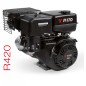 Complete RATO R420 motor 420 cc petrol breakaway horizontal conical shaft 23 mm Complete RATO R420 motor 420 cc petrol breakaway horizontal conical shaft 23 mm