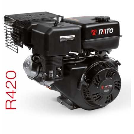 Motore completo RATO R420 albero orizzontale cilindrico 25.4 mm avv. a strappo | NewgardenParts.com