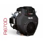 Moteur complet RATO R670 arbre cylindrique horizontal 25.4 mm avec silencieux