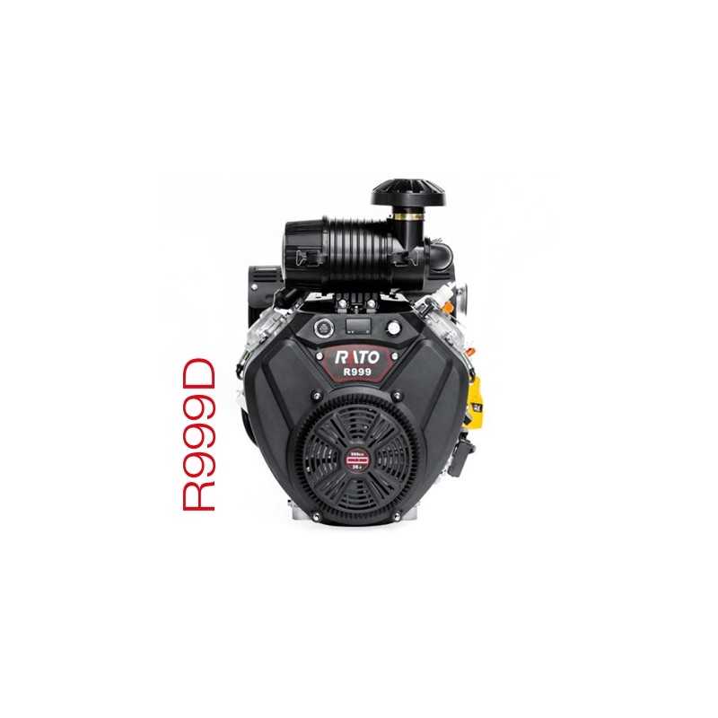 Motore completo RATO R999D albero orizzontale cilindrico 25.4 mm avv. elettrico