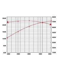 Motore completo RATO R999D albero orizzontale cilindrico 25.4 mm avv. elettrico