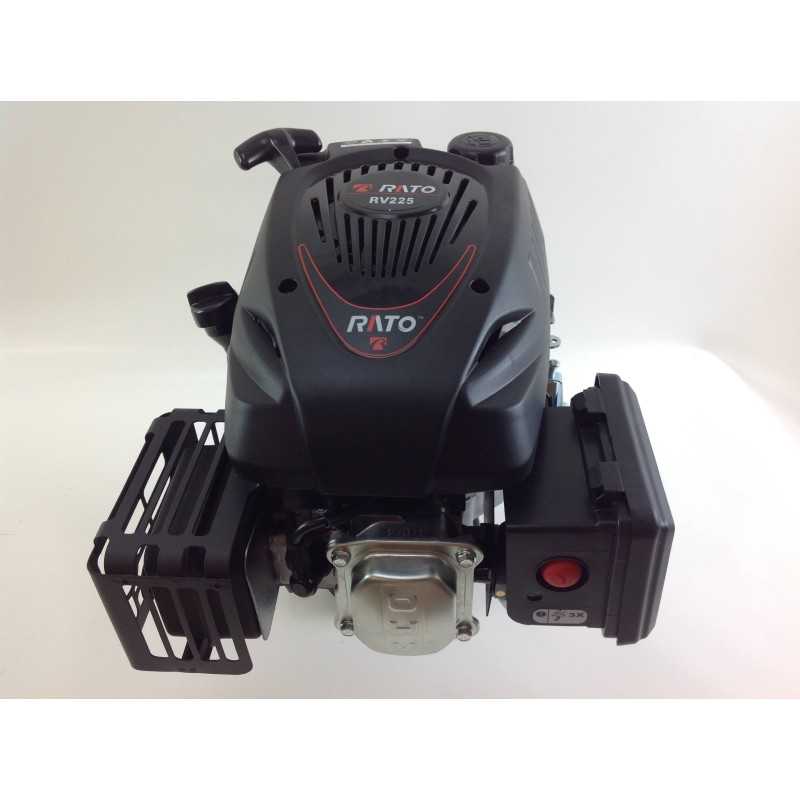 Motore completo RATO RV225 223cc 22X60 4 tempi per rasaerba con freno e marmitta