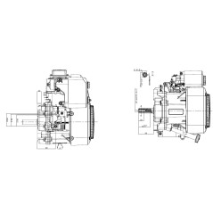 Motore ST350 completo STIGA LONCIN TRE352 352cc 12 HP trattorino tagliaerba | NewgardenParts.com