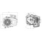Motore ST350 completo STIGA LONCIN TRE352 352cc 12 HP trattorino tagliaerba