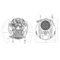 Complete STIGA TRE586V 586 cc two-cylinder Briggs tractor engine replacement Complete STIGA TRE586V 586 cc two-cylinder Briggs tractor engine replacement