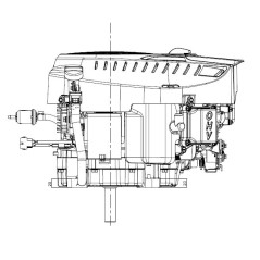 Remplacement complet du moteur Briggs bicylindre STIGA TRE586V 586 cc du tracteur | NewgardenParts.com