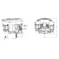 Complete STIGA TRE586V 586 cc two-cylinder Briggs tractor engine replacement Complete STIGA TRE586V 586 cc two-cylinder Briggs tractor engine replacement