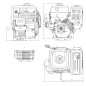STIGA WS250 complete engine horizontal 25.4x80 252 cc electric snowplough drive STIGA WS250 complete engine horizontal 25.4x80 252 cc electric snowplough drive