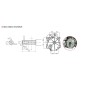 Motore completo trattorino tagliaerba ZANETTI ZBMV440L8 439cc 9,5kW albero 25x80
