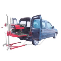 Banco sollevamento con frizione per rilascio 2 fermi sicurezza piano inclinabile | NewgardenParts.com