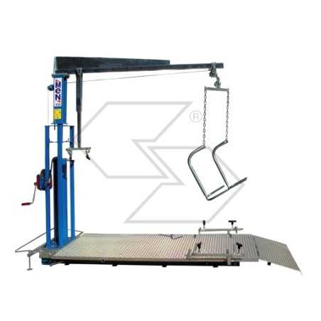 Professional lifting bench adjustable in height max crane weight 150kg | NewgardenParts.com