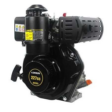 LONCIN Motor konisch 23mm 227cc komplett Diesel Horizontalmäher | NewgardenParts.com