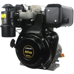 LONCIN Motor konisch 23x80mm 441ccm 9.3Hp kompletter Dieselmotor mit horizontaler Abtrennung