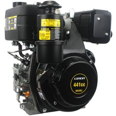 LONCIN engine conical 23x80mm 441cc 9.3Hp complete diesel engine with horizontal breakaway | NewgardenParts.com