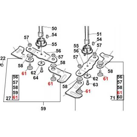 Retracting blade fastening screw ORIGINAL GIANNI FERRARI professional machine | NewgardenParts.com