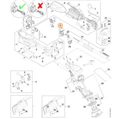 ORIGINAL STIHL electronic module for FSA 86 R FA05-430-1400 | NewgardenParts.com