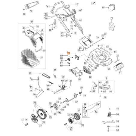 Rasenmäher Sektor Modelle G48TK ALLROAD ORIGINAL OLEOMAC 66070291R | NewgardenParts.com
