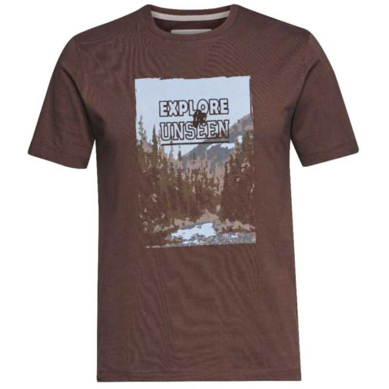 SZ S EXPLORE/T-shirt Stihl marron